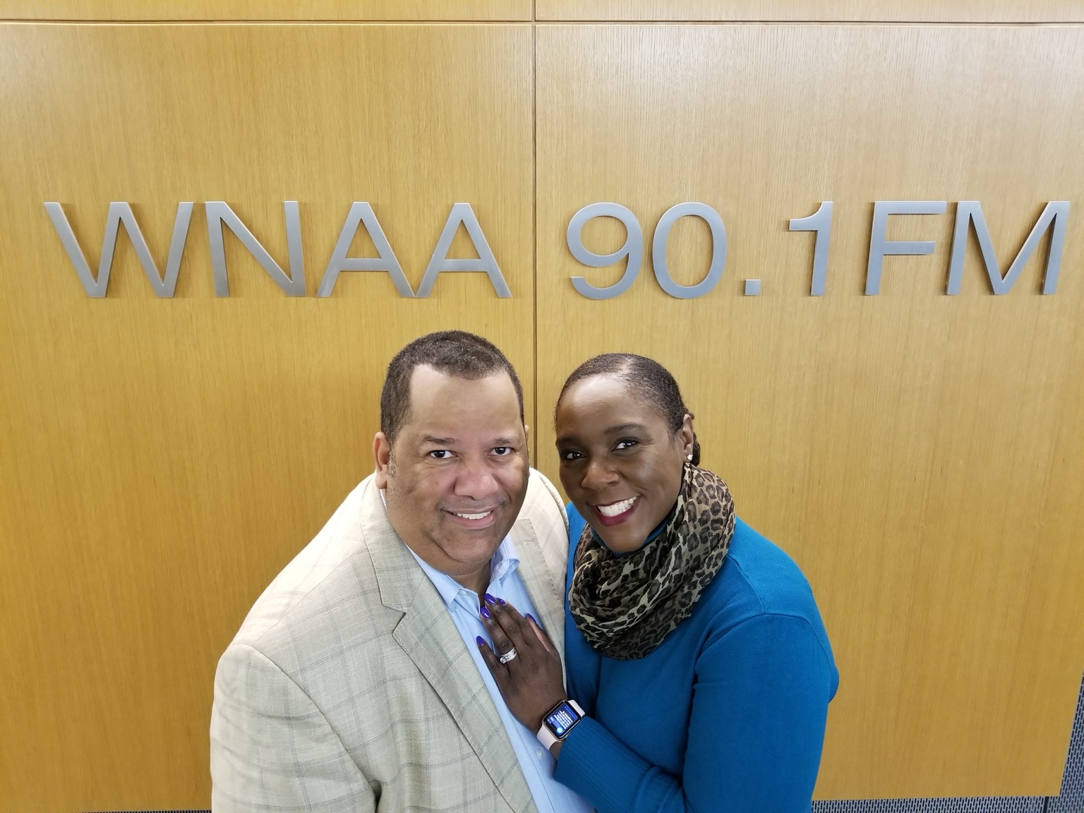 The Funderburks at WNAA 90.1 FM